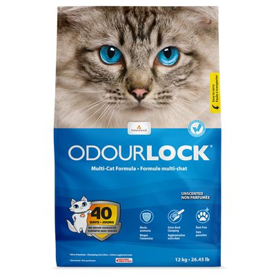 ODOURLOCK Unscented Cat Litter 12kg