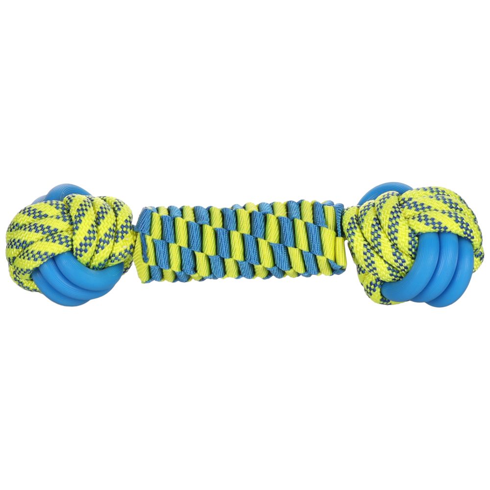 Flamingo Dog Toy Tofla Knot Ball and String 7.3 x 28cm (W x L)