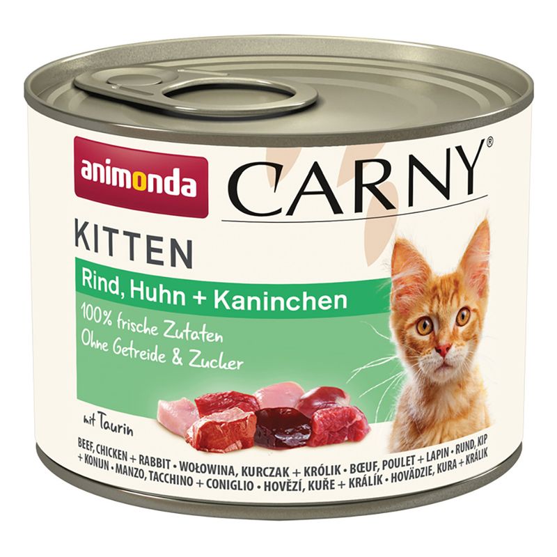 animonda Carny Kitten Mixed Pack 12 x 200g Mixed Pack (4 Varieties)