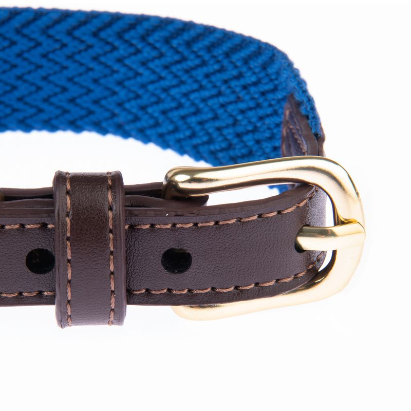 Nomad Tales Bloom Necklace, sapphire Size XL: approx. 52 - 58 cm neck circumference, W 38 mm