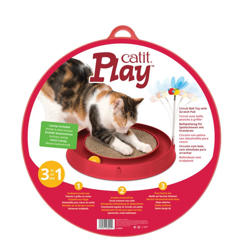 Catit Play-N-Scratch - 3 in 1 approx. Ø 36 x H 25 cm
