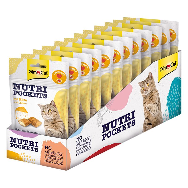 GimCat Cheese Nutri Pockets 60g