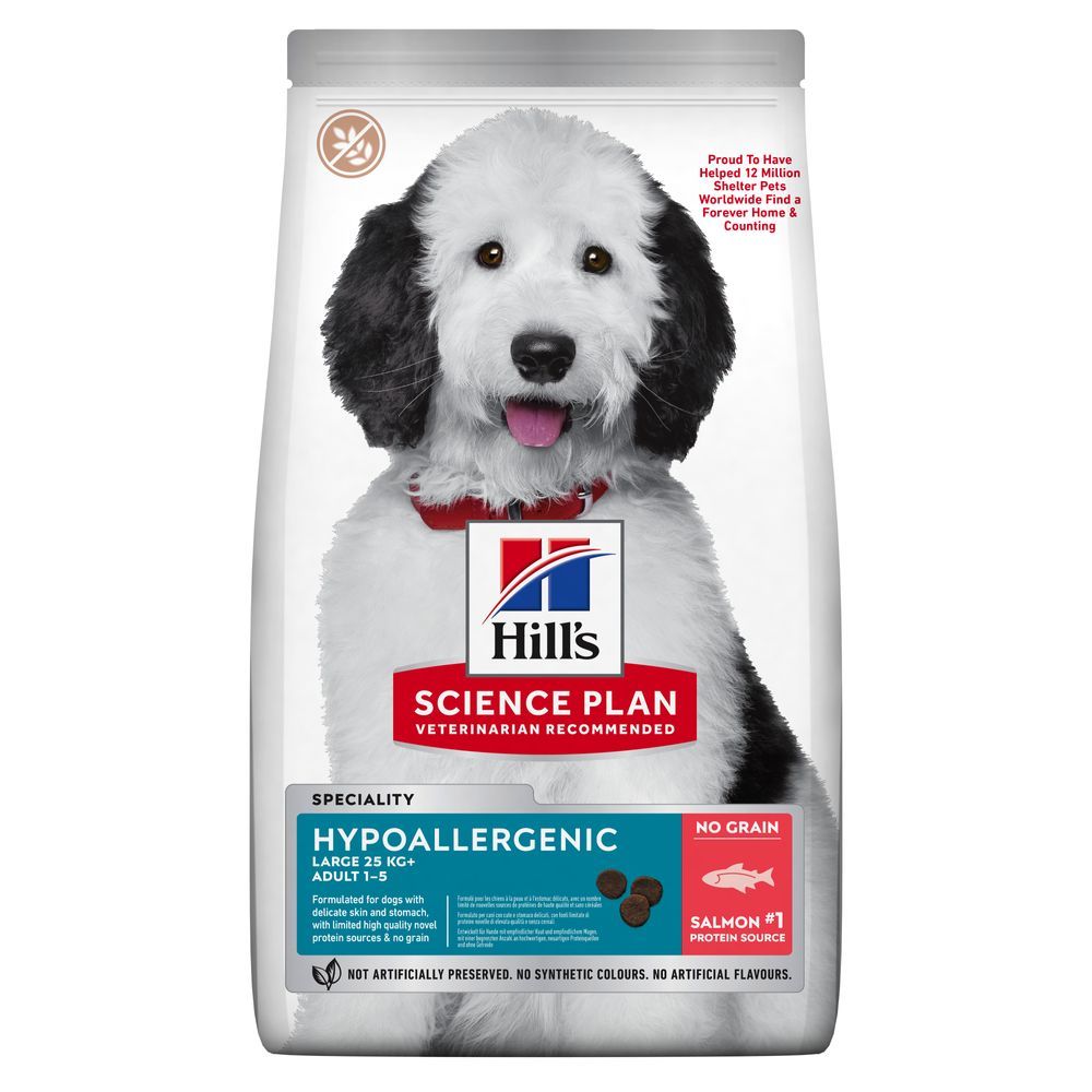 Hill's Science Plan Adult 1+ Hypoallergenic Large Breed Salmon 14kg