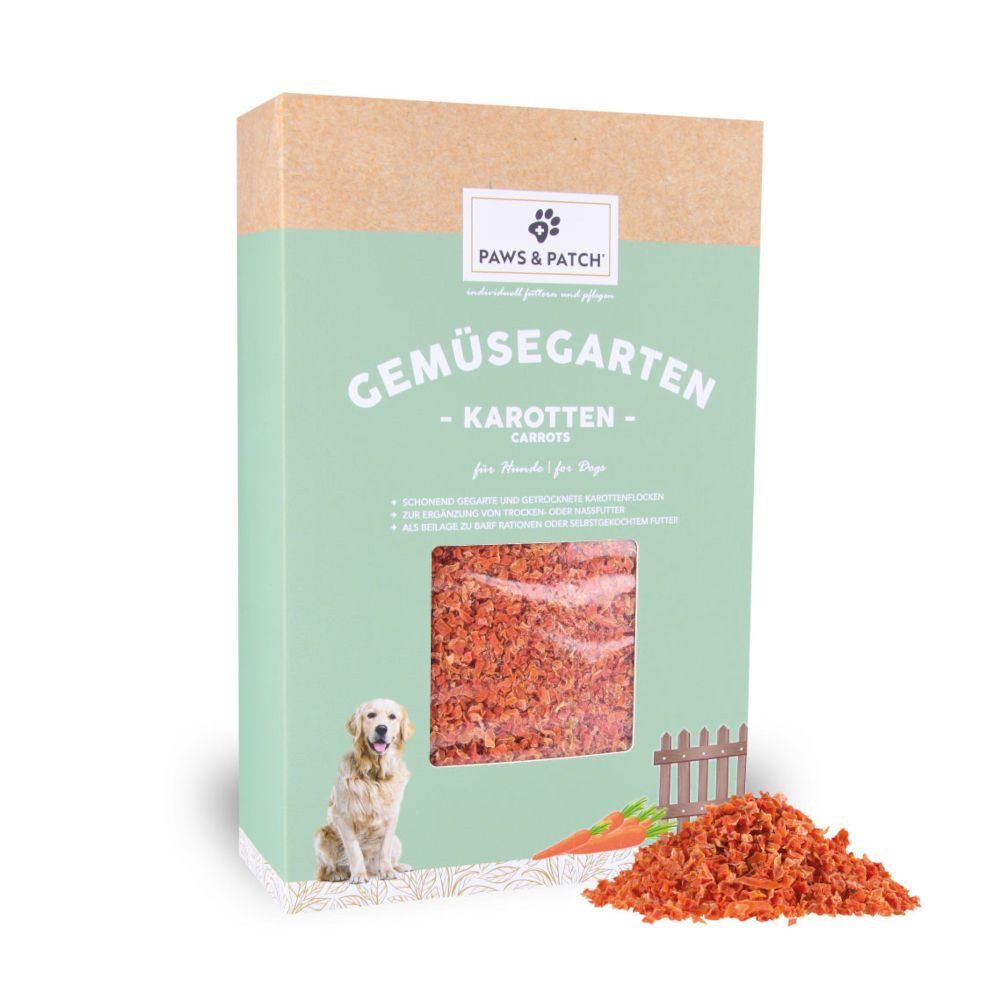 PAWS & PATCH Vegetable Garden Carrot Flakes 400g