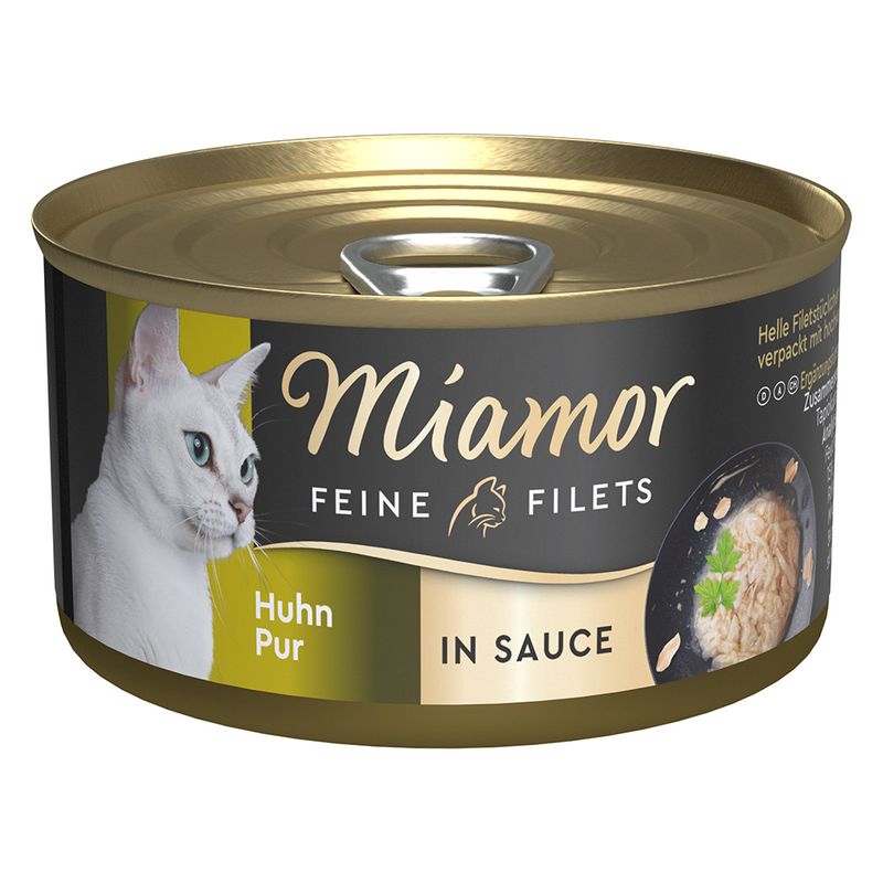 Miamor Fine Fillets in Sauce 24 x 85 g Pure chicken