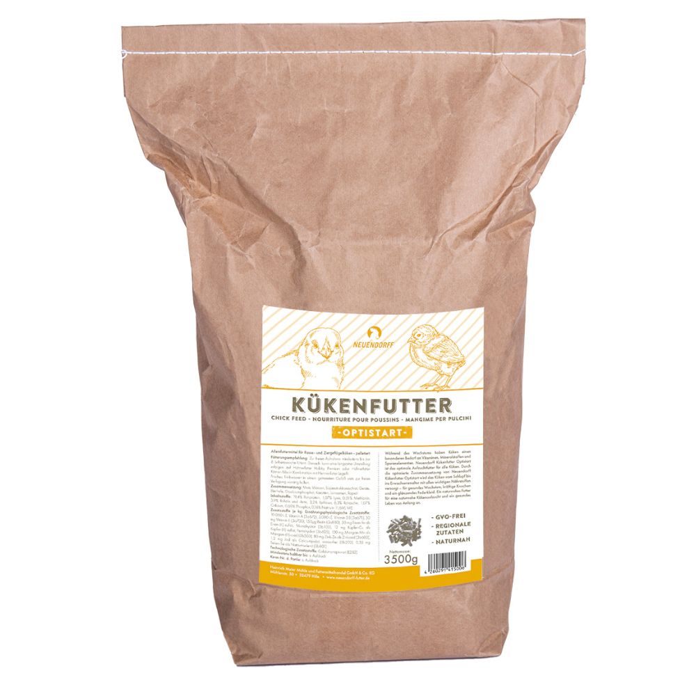 Neuendorff Optistart Premium Hobby Chick Rearing Feed 3.5 kg