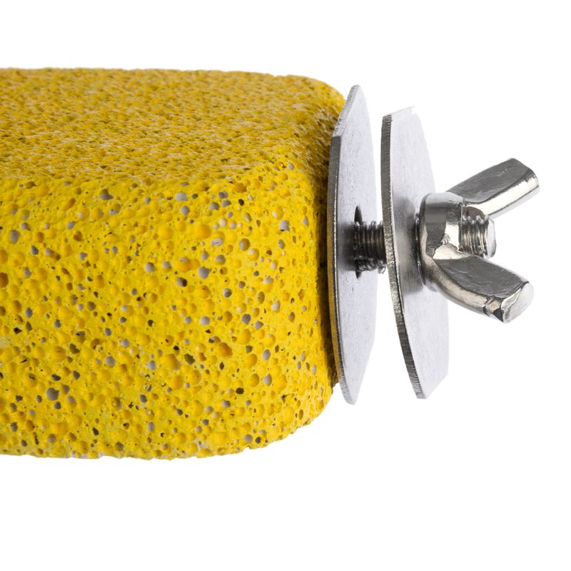 TIAKI Wide Pumice Bird Perch 13.5 x 7 x 2.8 cm (L x W x H)