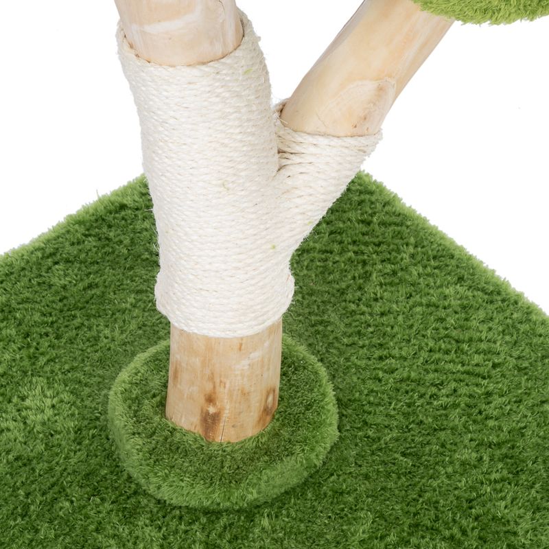 TIAKI Nature Willow scratching post green