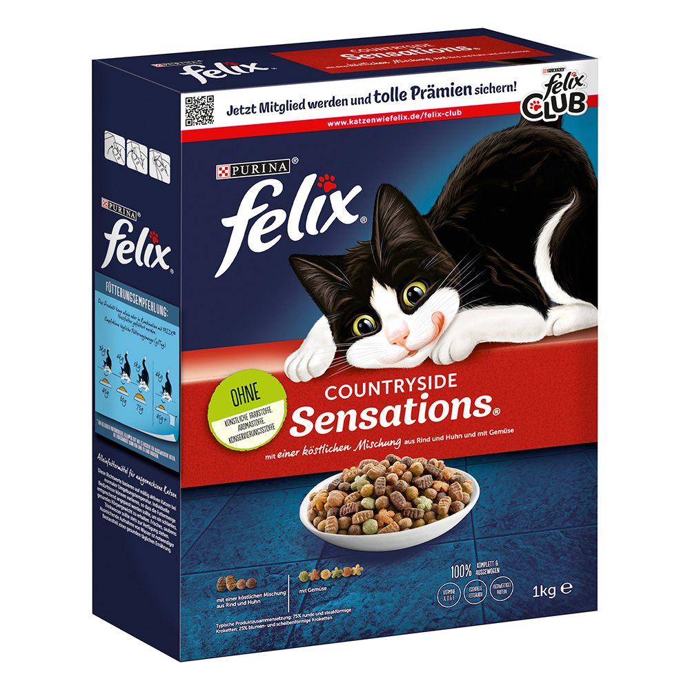Felix Countryside Sensations with Beef 1kg
