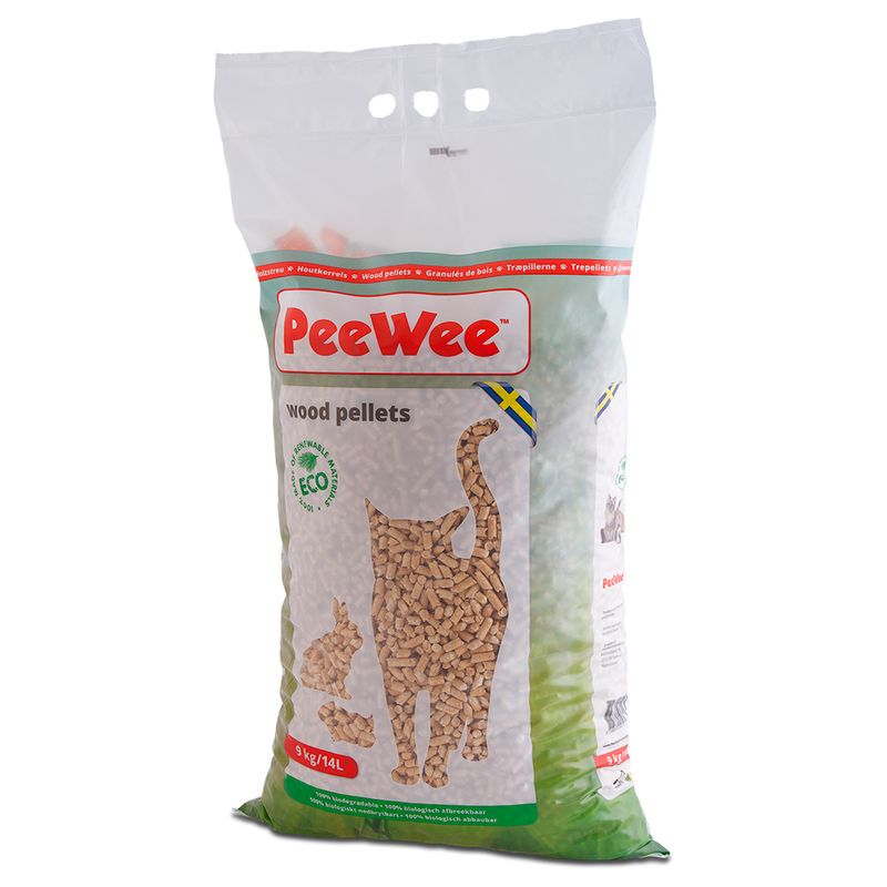 PeeWee Wood Pellets Cat Litter 3kg