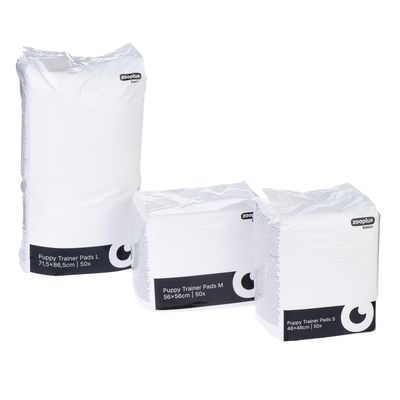 zooplus Basics Training Pads for Puppies 48 x 48 cm (L x W), 50 Pads