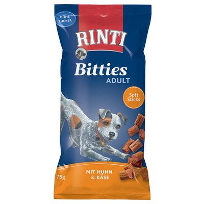RINTI Bitties Adult Chicken & Cheese – 75g
