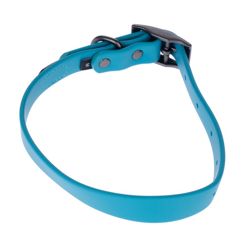 TIAKI water-repellent PVC collar, blue Size S: 24-36 cm neck circumference