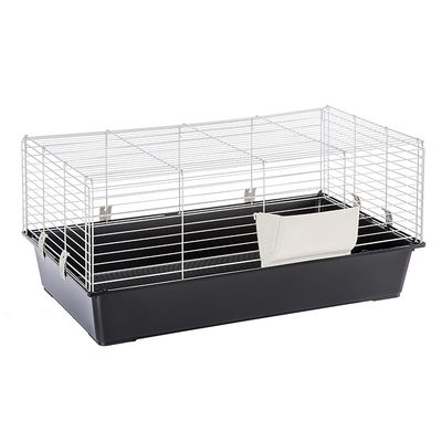 Piggy Basic Rabbit & Guinea Pig Cage Black: 95 x 57 x 46 cm (L x W x H)