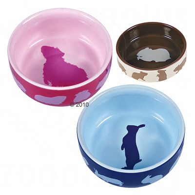 Trixie Ceramic food bowl for small pets Hamster 80 ml, Ø 8 cm