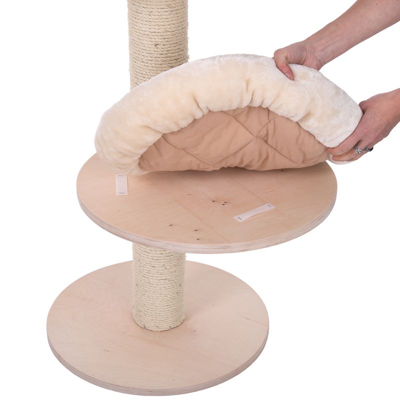 Natural Paradise Ceiling Cat Tree - Magnolia Cream