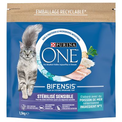 PURINA ONE SterilCat Sensitive Ocean Fish 1.5kg