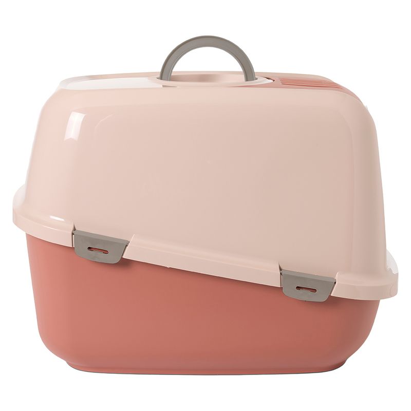 Savic Nestor Jumbo Covered Litter Tray XXL Light Grey / White