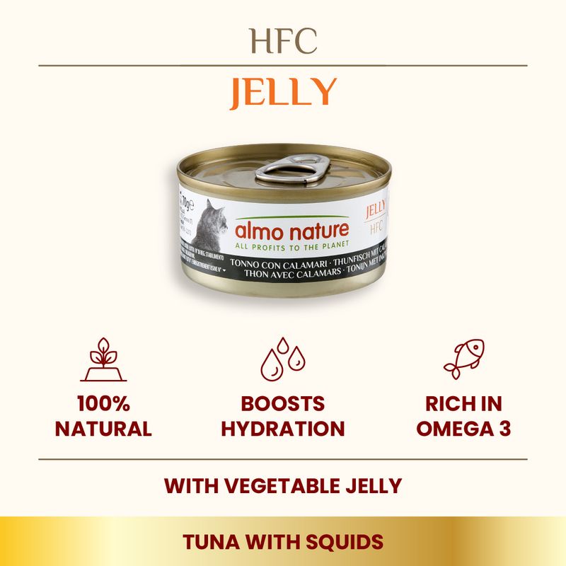 Almo Nature HFC Natural Cans Saver Pack 24 x 70g Atlantic Tuna