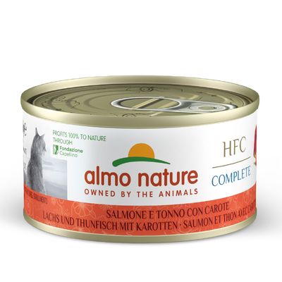 Almo Nature HFC Complete Saver Pack 24 x 70g Salmon & Tuna with Carrot