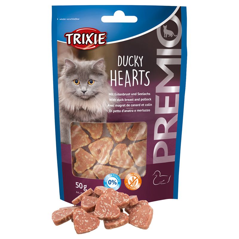 Trixie PREMIO Ducky Hearts 50g