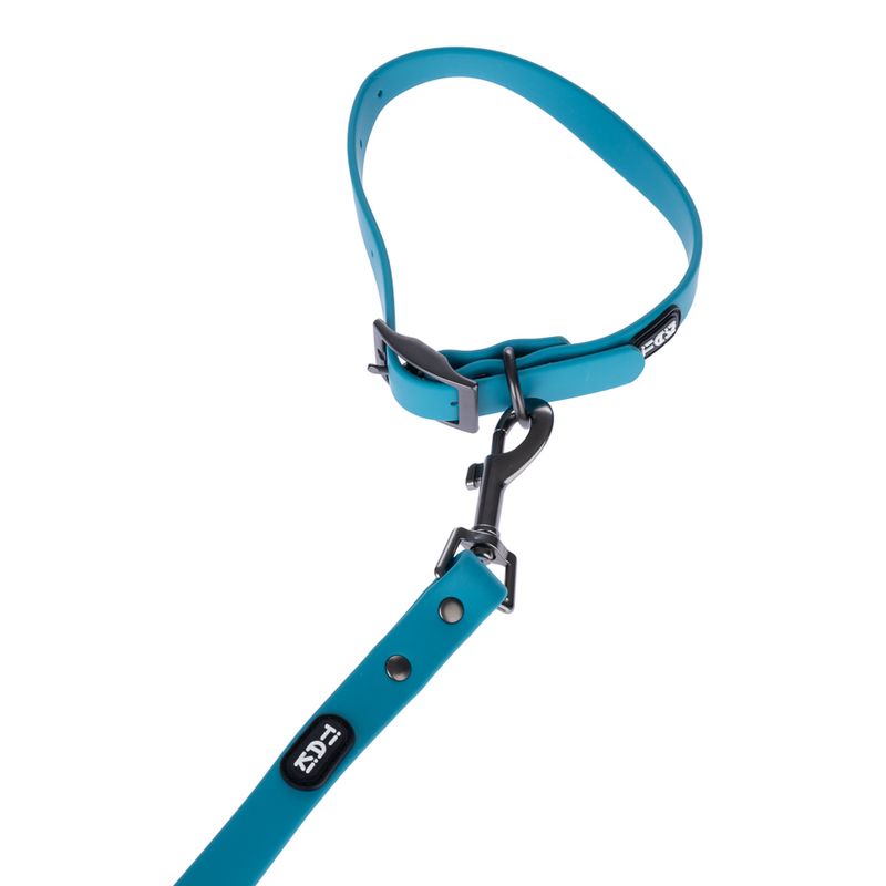 TIAKI Water-repellent PVC leash, blue Length: approx. 200 cm