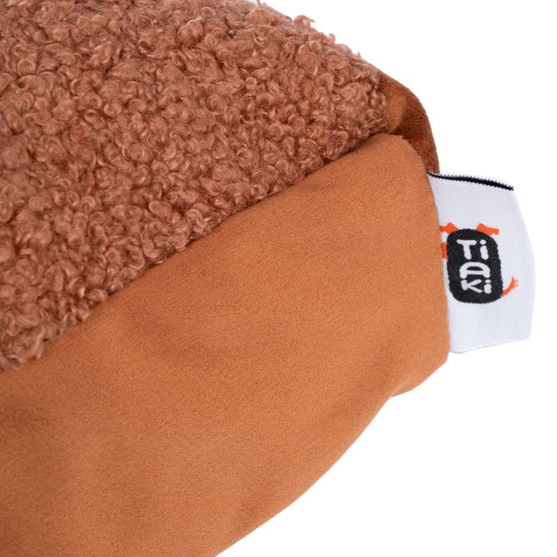 TIAKI Teddy Dog Mattress - Copper Size M: 70 x 50 x 10 cm (L x W x H)