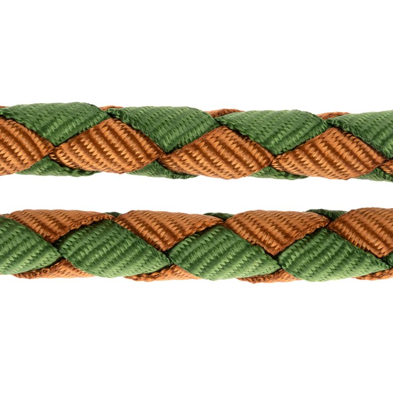 TIAKI Retriever Leash Twist 170 cm long, diameter 12 mm - green/brown