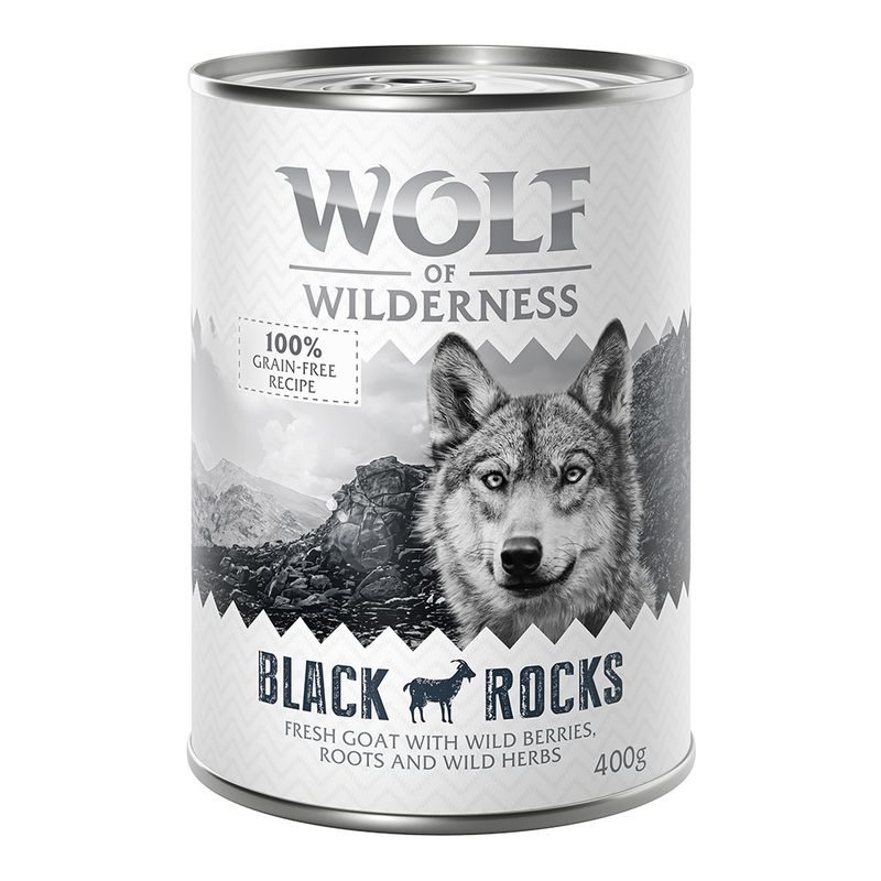 Wolf of Wilderness Adult Single Protein Saver Pack 24 x 400g Mixed Pack 1 (3 Varieties)