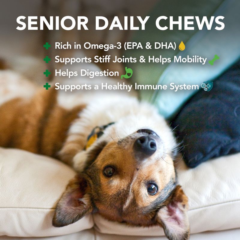 Vet's Best Senior Daily Chews Salmon 400g (180 Chews)