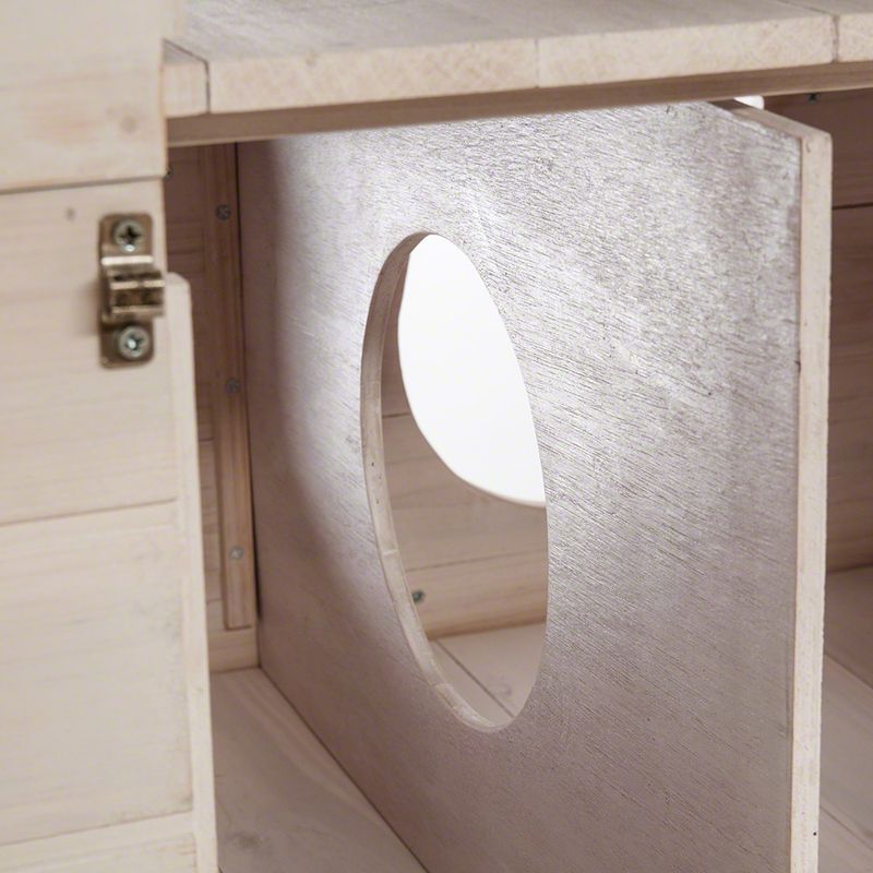 Madeira Cat House 90 x 50 x 75 cm (L x W x H)