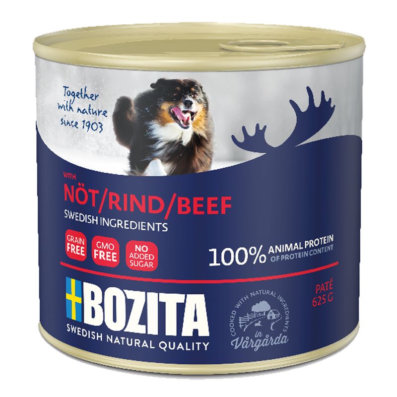 Bozita Naturals Paté 6 x 625g Beef