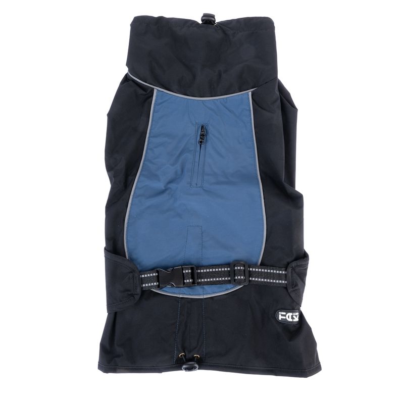 TIAKI Softshell Dog Coat - Steel approx. 30cm (Back Length)