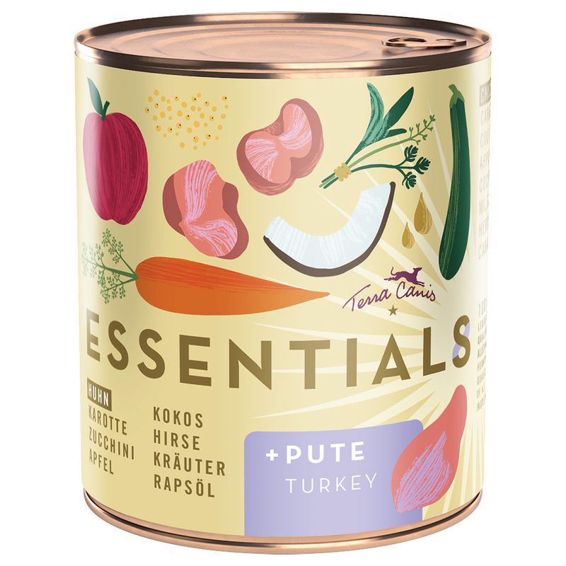 Terra Canis Essential 8+ 6 x 780g Chicken & Beef