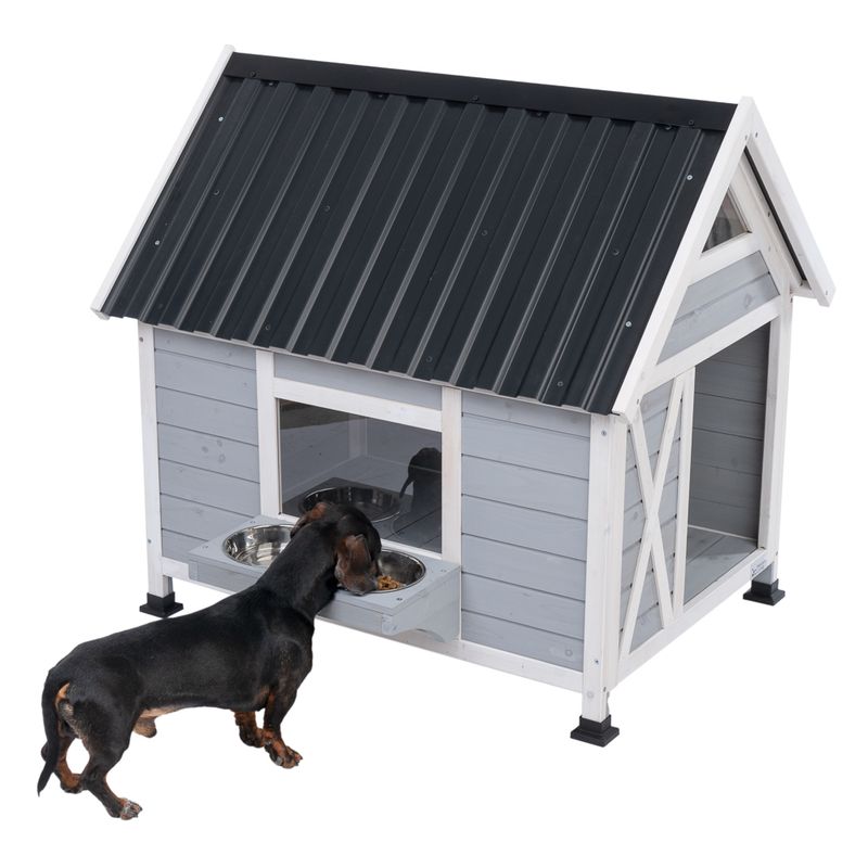 Modern Living Belmont Outdoor Dog Kennel approx. 101 x 92 x 95.5 cm (L x W x H)