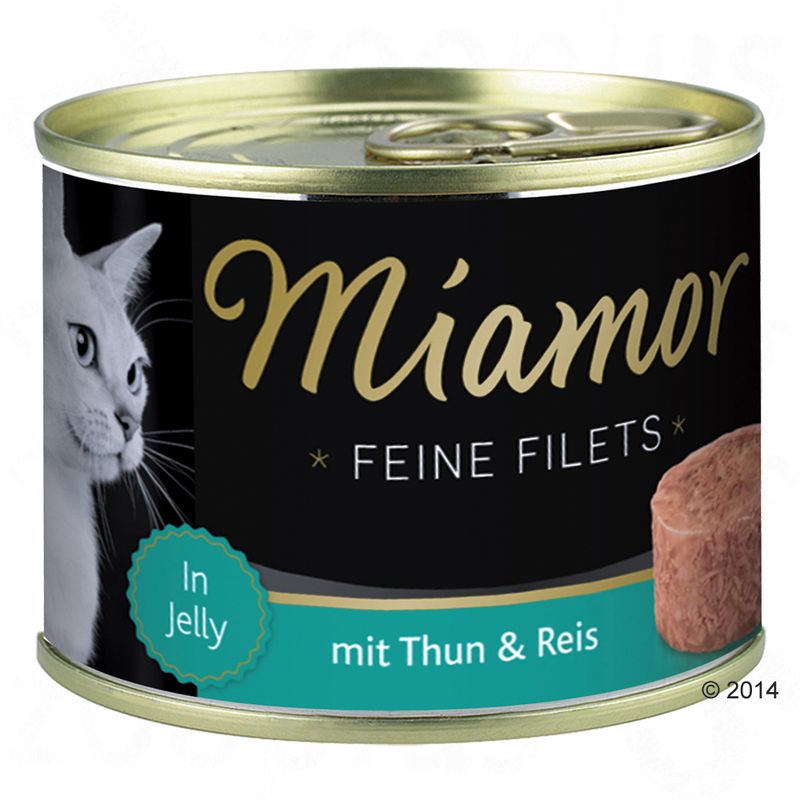 Miamor Fine Fillets 6 x 185g Tuna & Vegetables in Jelly