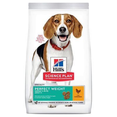 Hill's Science Plan Adult 1-6 Perfect Weight Medium with Chicken 2.5kg