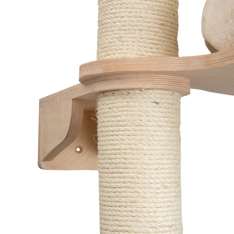 Natural Paradise Wall Scratching Tree - Magnolia Cream