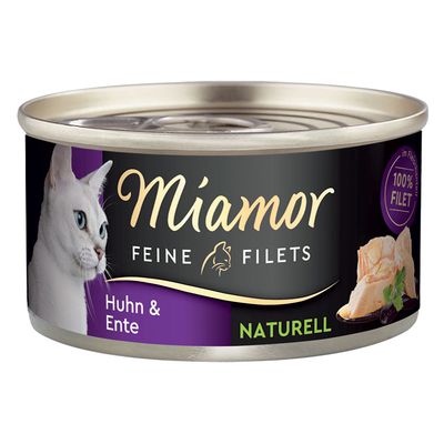 Miamor Fine Fillets Naturelle 6 x 80g Pure Chicken