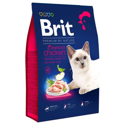 Brit Premium by Nature Cat Sterilised Chicken 8kg