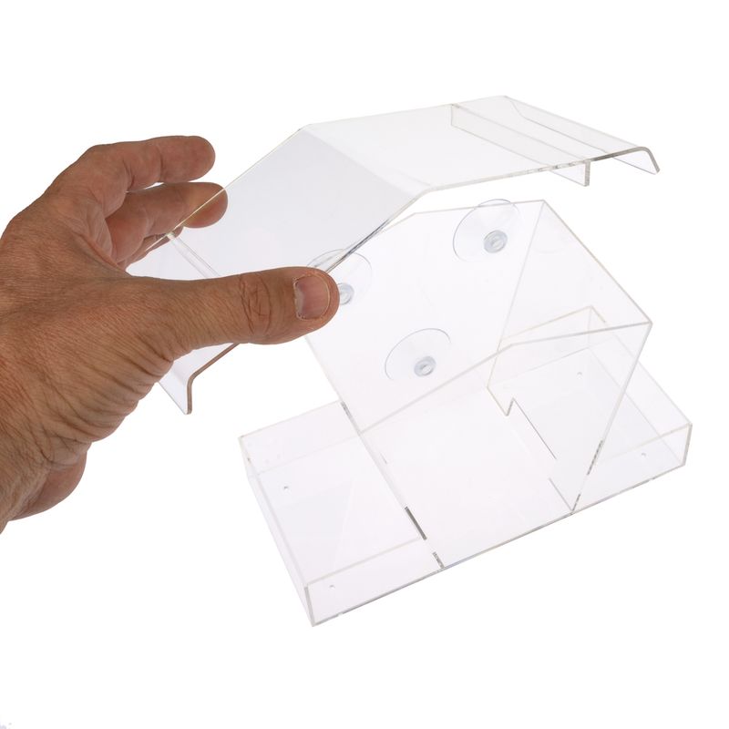 TIAKI bird feeder for the window L 15 x B 11 x H 23 cm