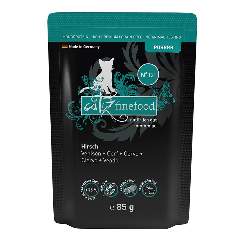 Economy Pack catz finefood Purrrr Pouch 24 x 85 g No. 109 Wild boar