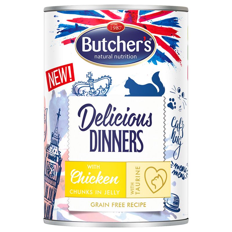 Butcher's Delicious Dinners Saver Pack 24 x 400g Mixed Pack (3 Varieties)