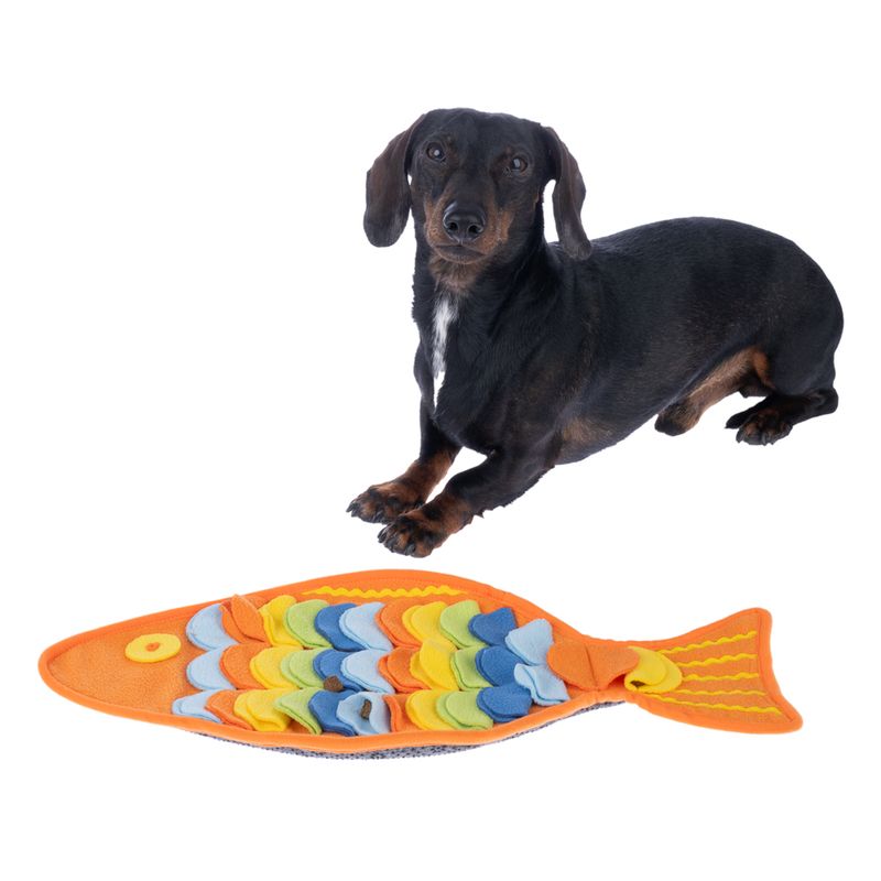 TIAKI Rainbow Fish Sniffing Mat approx. 48 x 25cm (L x W)