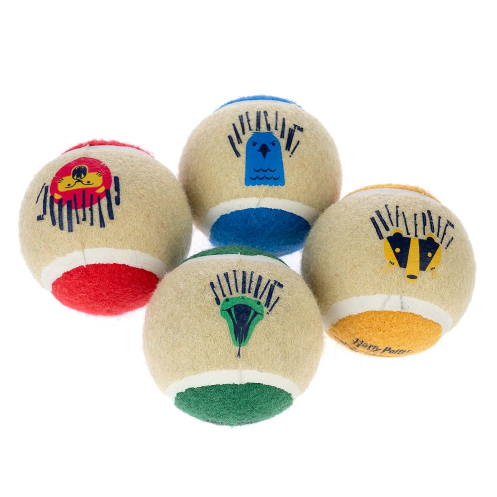 Harry Potter Hogwarts Tennis Ball Set 4 Balls (diameter 6.3cm each)