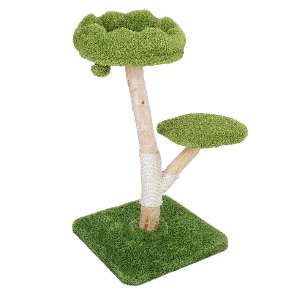 TIAKI Nature Willow scratching post green