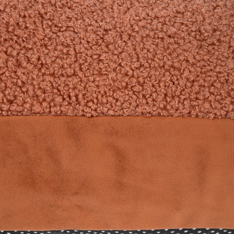TIAKI Teddy Dog Mattress - Copper Size M: 70 x 50 x 10 cm (L x W x H)