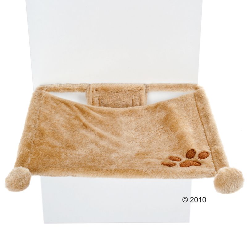 Trixie Plush Wall Mounted Cat Bed - Beige 41 x 42 x 15 cm (L x W x H)