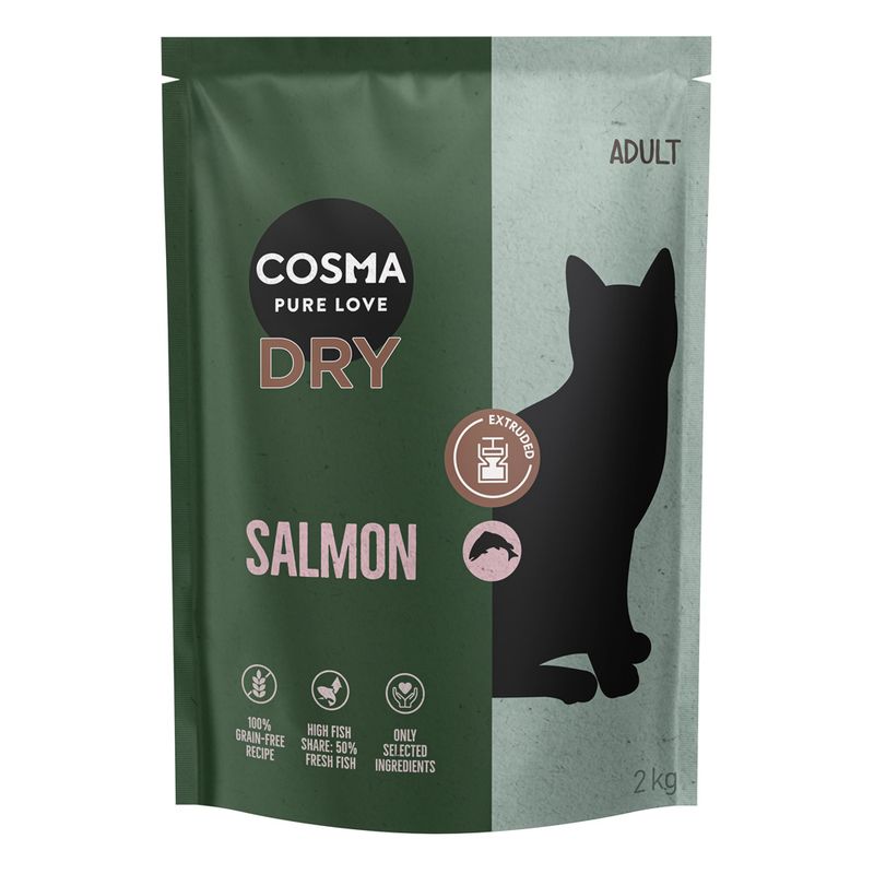Cosma Extruded Salmon Dry Food 400g