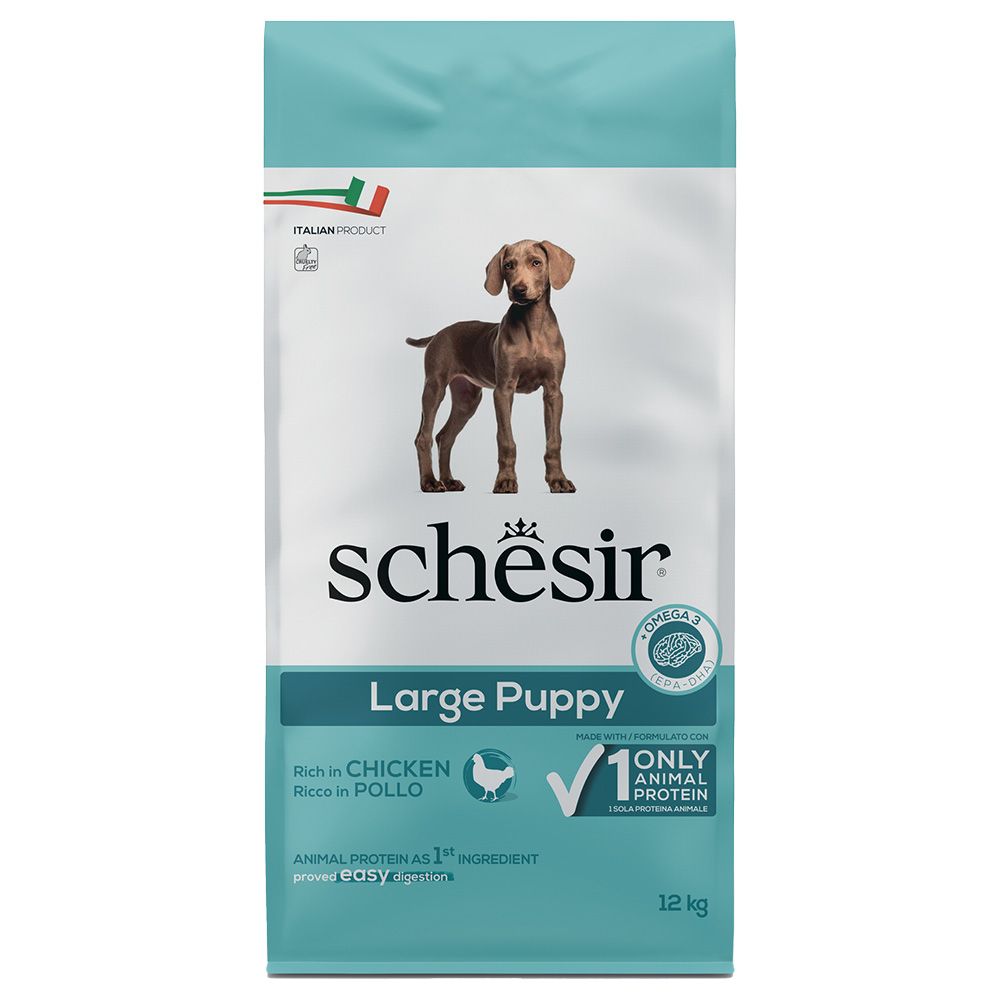 Schesir Dog Large Puppy with Chicken 12kg